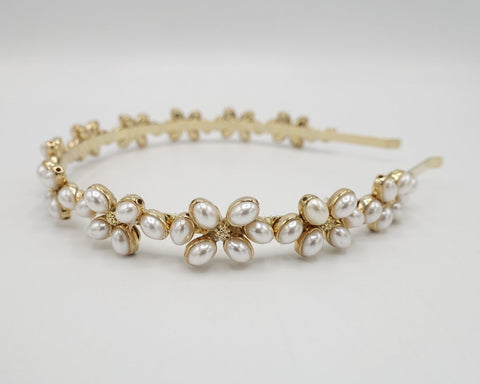 diadema de perlas para boda