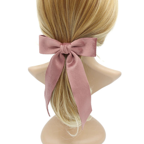 velvet hair bow