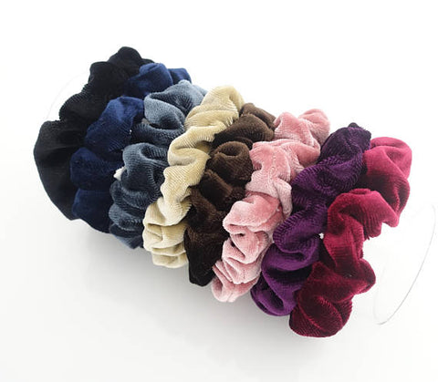 velvet scrunchie pack