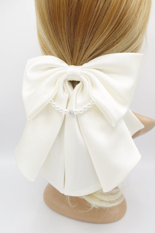 Organza Satin Droopy Hair Ribbon Big Floppy Ribbon Luxury Hair 