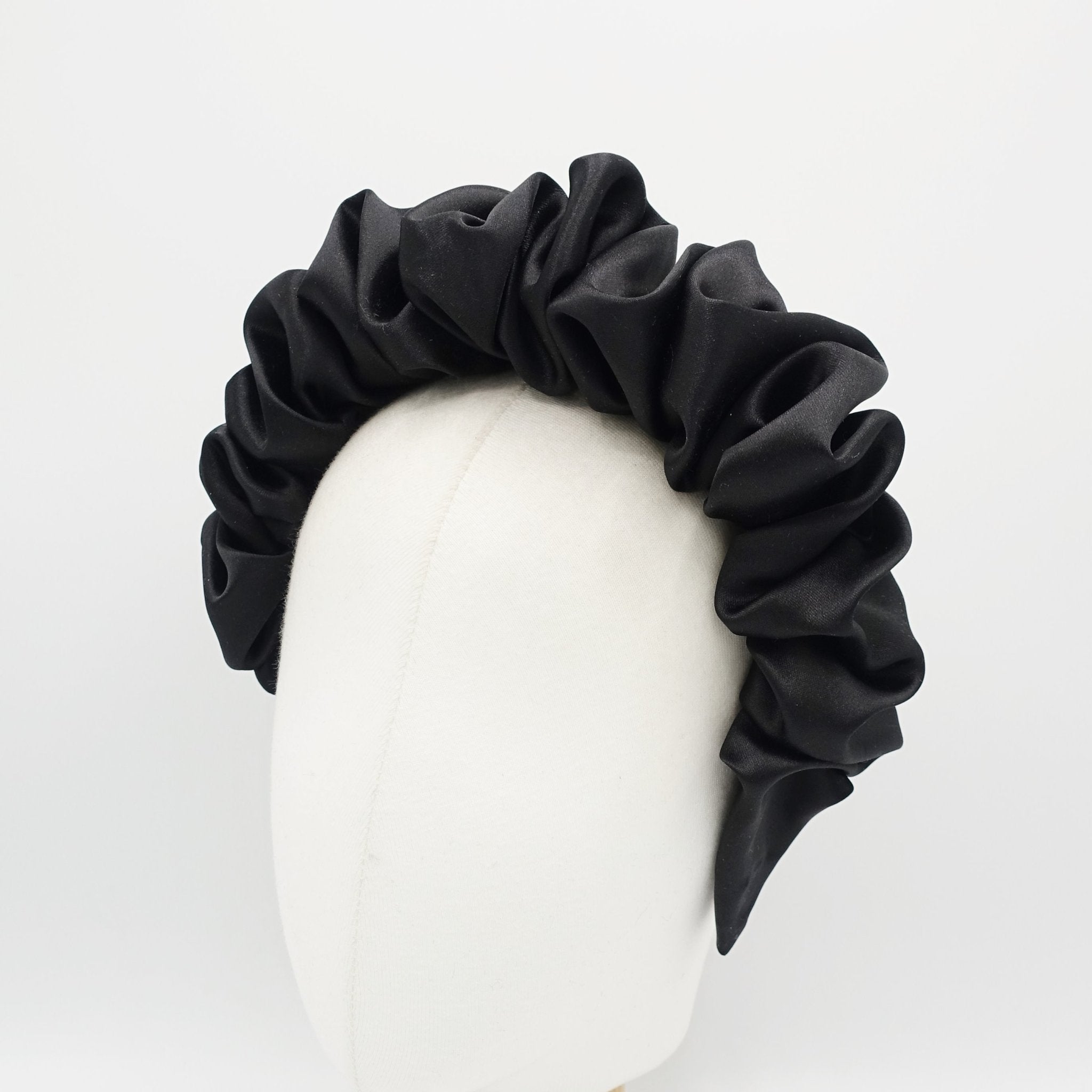 veryshine.com hairband/headband solid satin volume wave headband