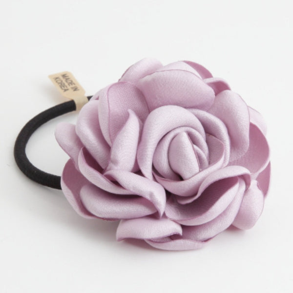 Rose Hair Ties Flower Elastic Ponytail Holder –