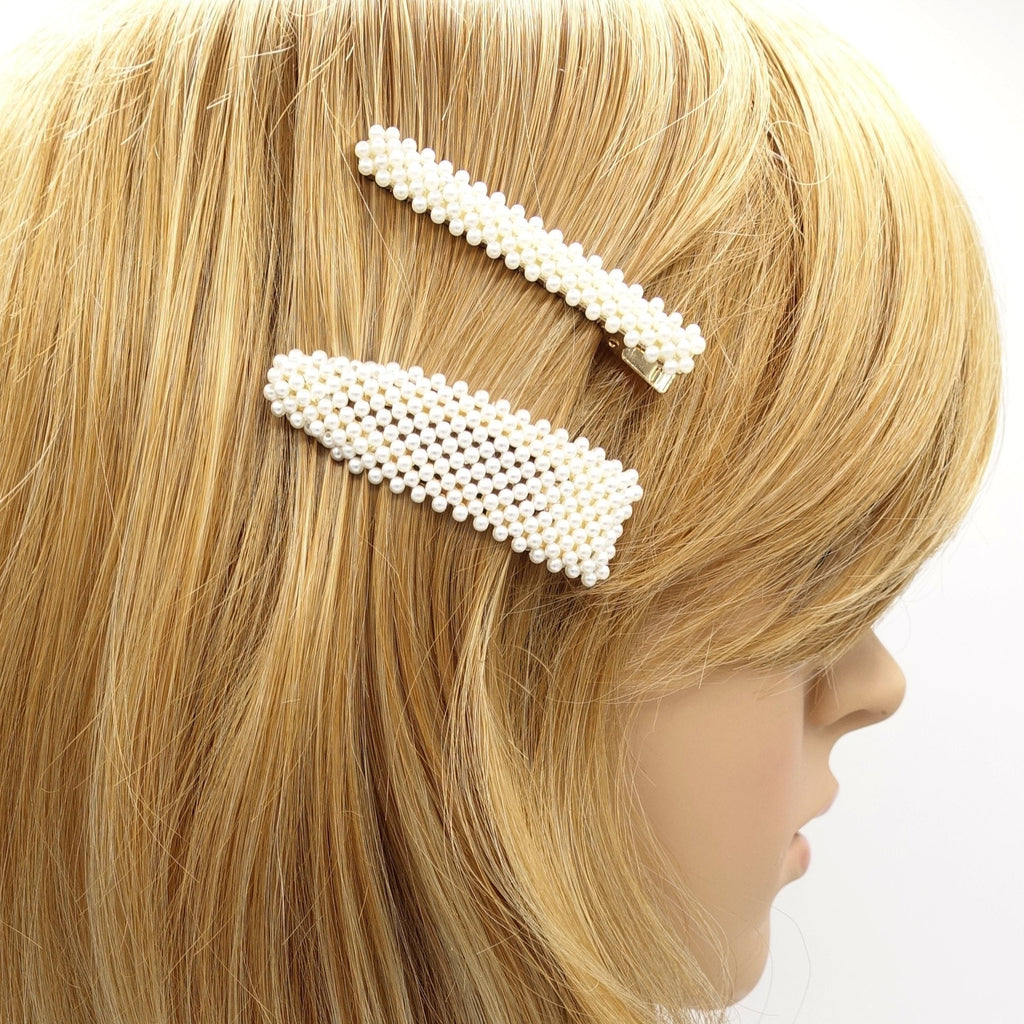 pearl rhinestone hair fork special event dress hair pick style