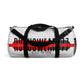 RUKUSWEAR777 WHITE Red stripe II Duffel Bag