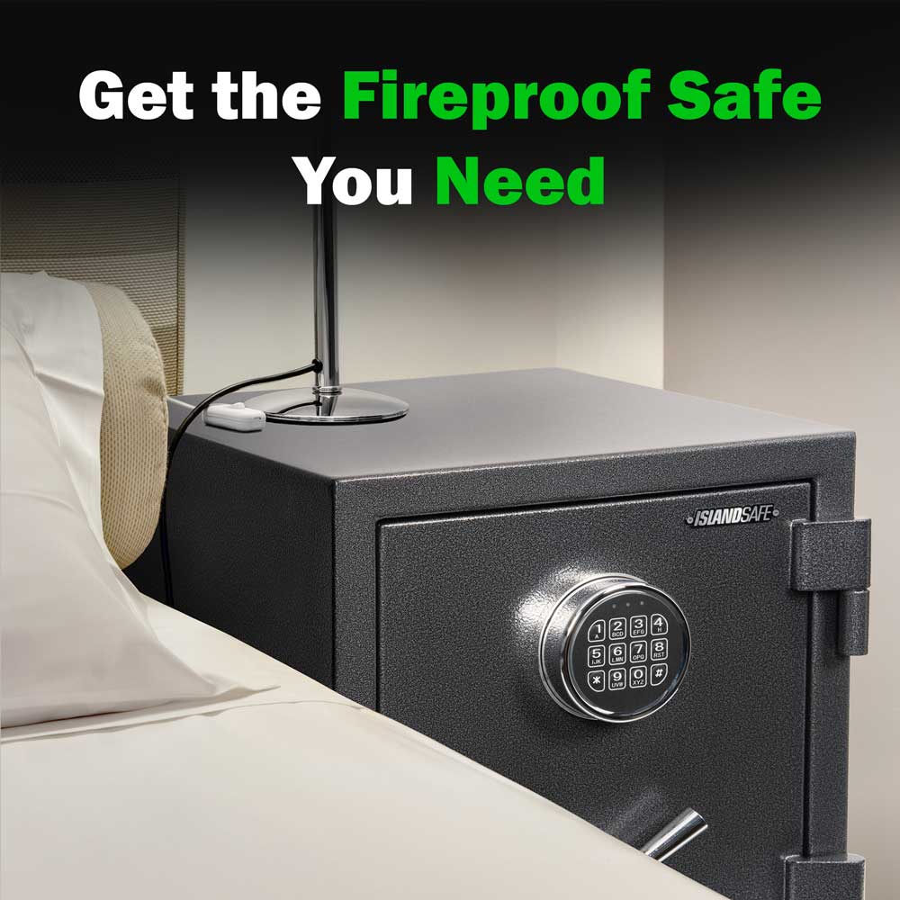 Fireproof safe for home and work use