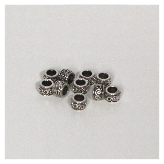 1.5mm Tibetan Silver Loc Rings - 10 pieces – KendraKenshay