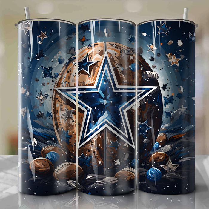 Cowboys Football Png, Football Tumbler Wrap 09 – Tumblerpng