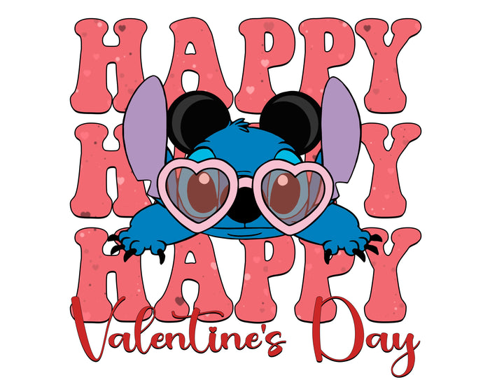 Better Together Stitch And Angel PNG - Valentine's Day - Instant Downl