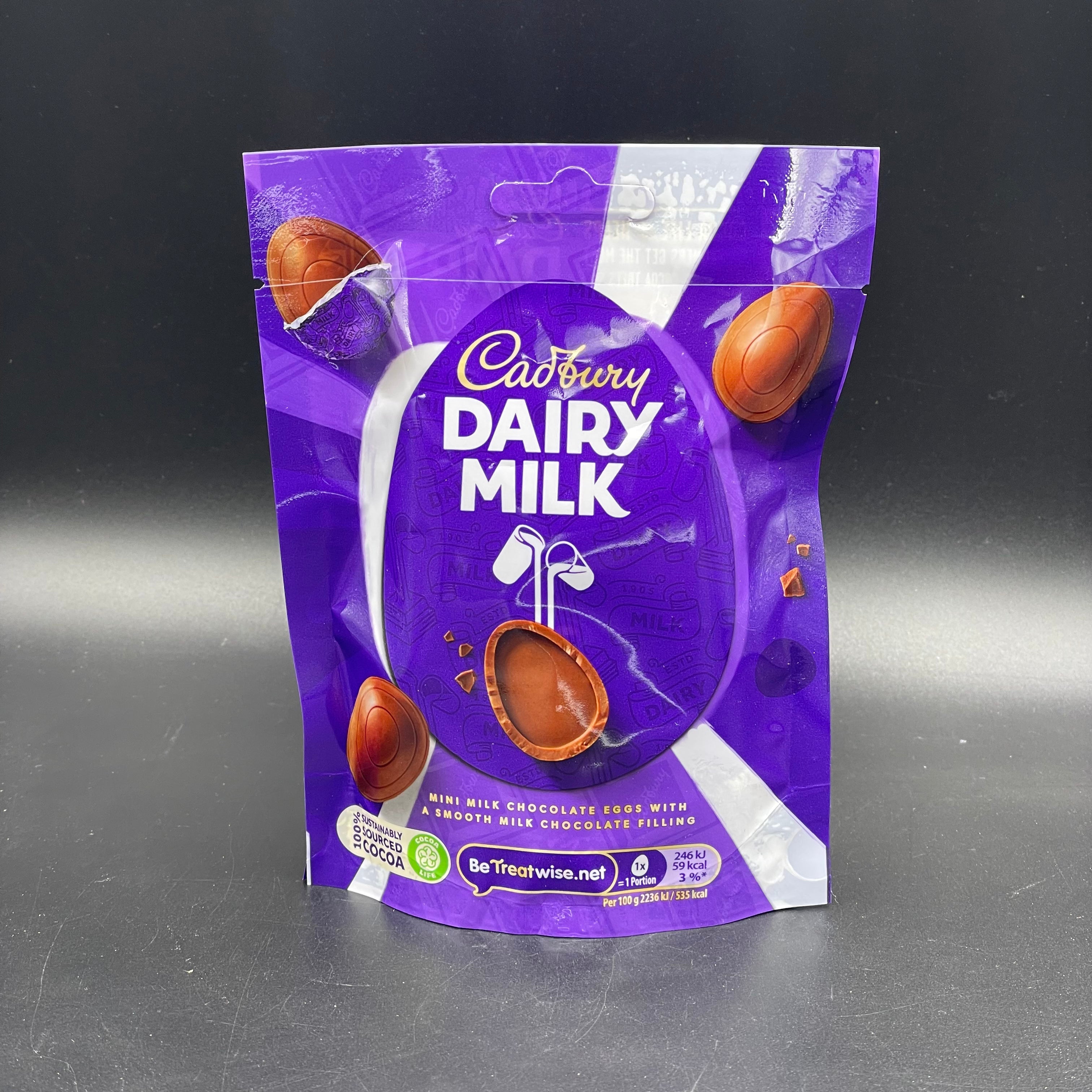 NEW Cadbury Dairy Milk - Mini Filled Eggs! 77g Bag (UK) SPECIAL EDITIO