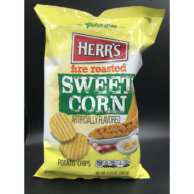 herr's fire roasted sweet corn potato chips