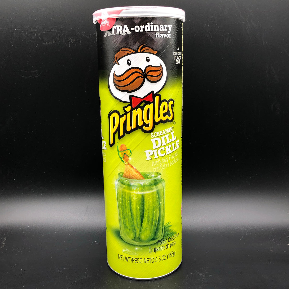 Pringles Screamin’ Dill Pickle Flavour Potato Crisps 158g (USA) Bruce