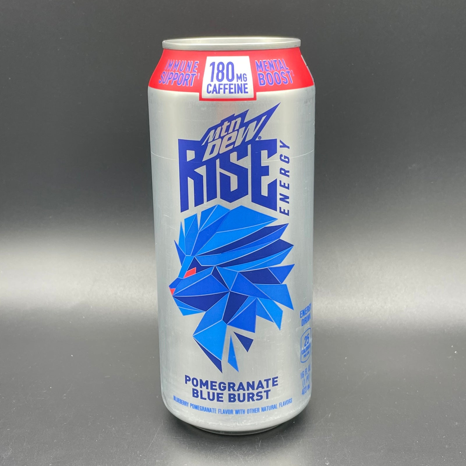 mountain dew rise energy caffeine content