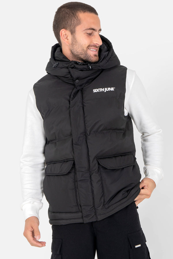 Short CREW down jacket Black – Sixth June USA