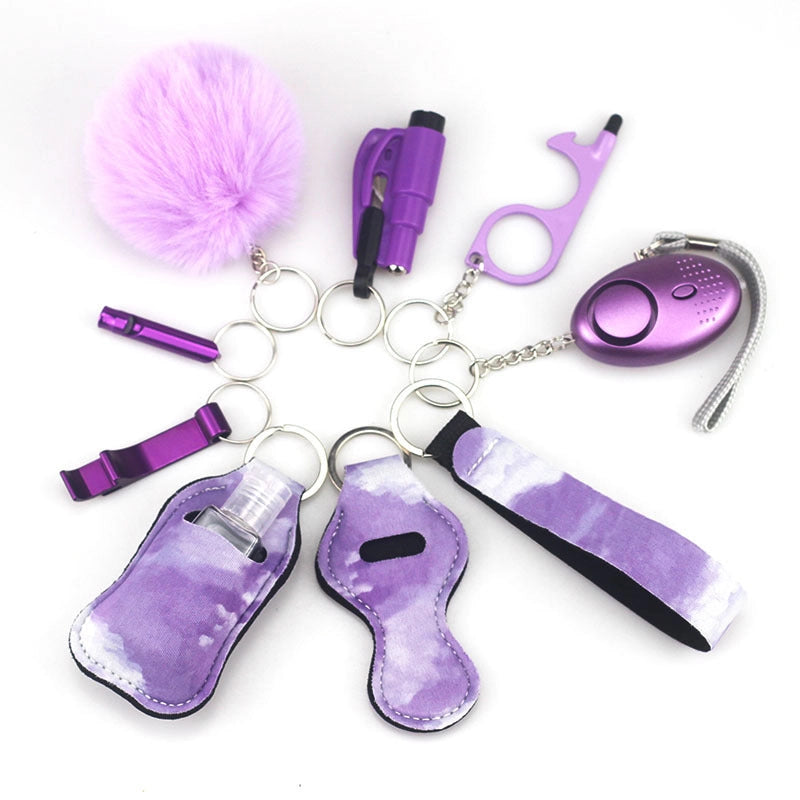 Keychain Accessory Bottles with Convenient Printing in 52 Colour Options