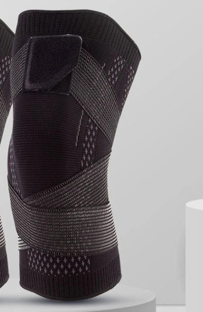 Nylon Sports Knee Pads with Adjustable Strap in Various Sizes