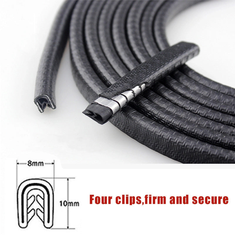 Universal Built-in Steel Disc Car Anti-Collision Strip for Door Edge Protection