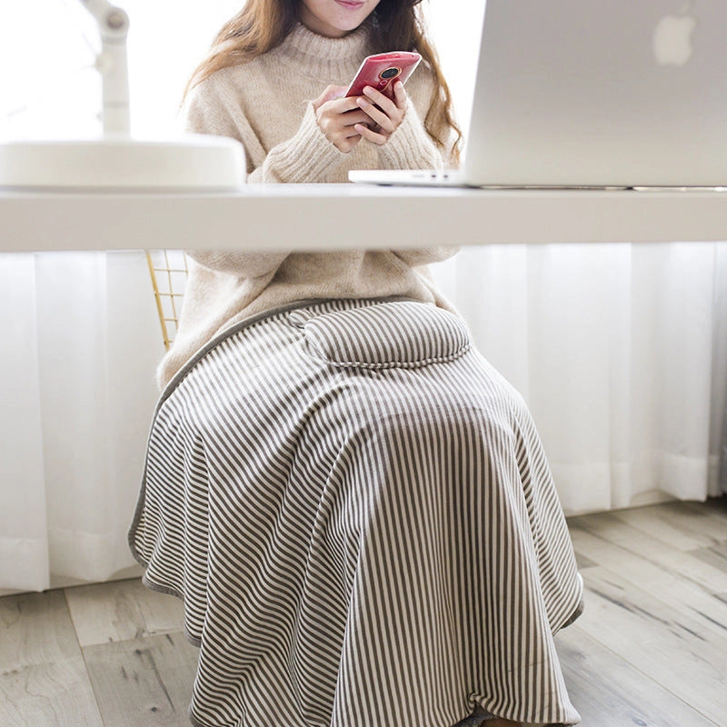 USB Electric Plush Warming Blanket with Crystal Super Soft Lamb Material