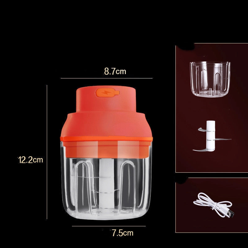 Mini Electric Garlic Masher with 45W Power for Quick Chopping