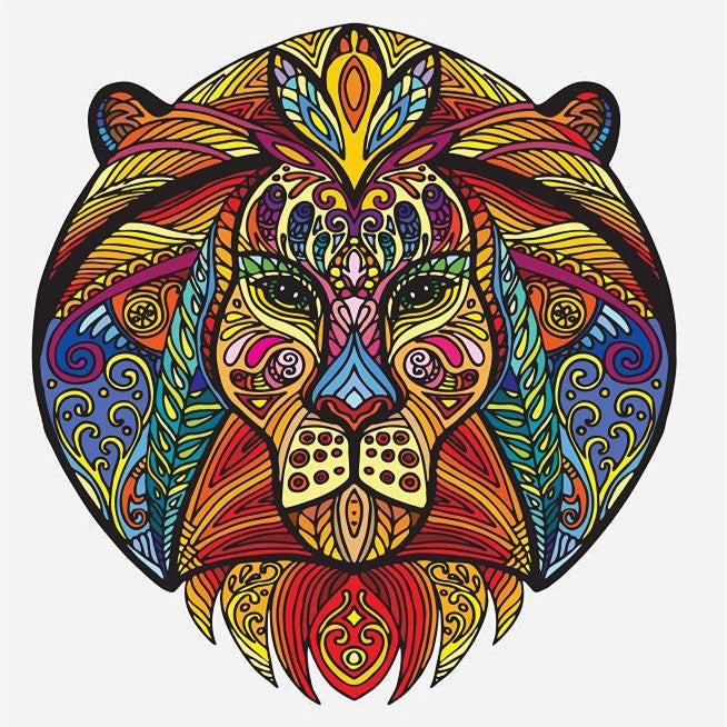 Animal Puzzle Puzzlesup A3 Size With The Box - Wooden Puzzle for Creative Minds