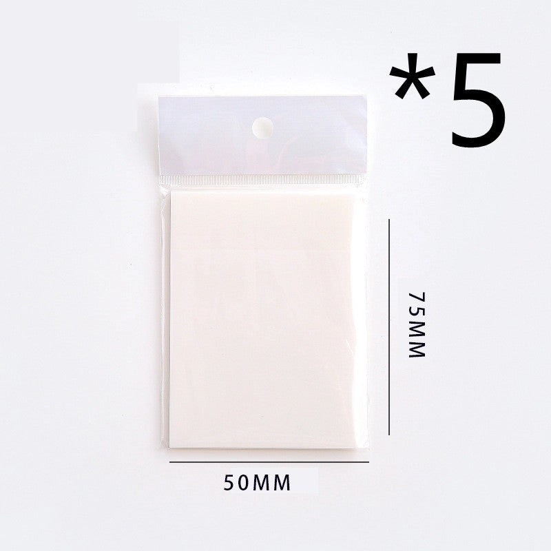 PET Transparent Waterproof Sticky Notes in Cartoon Shapes