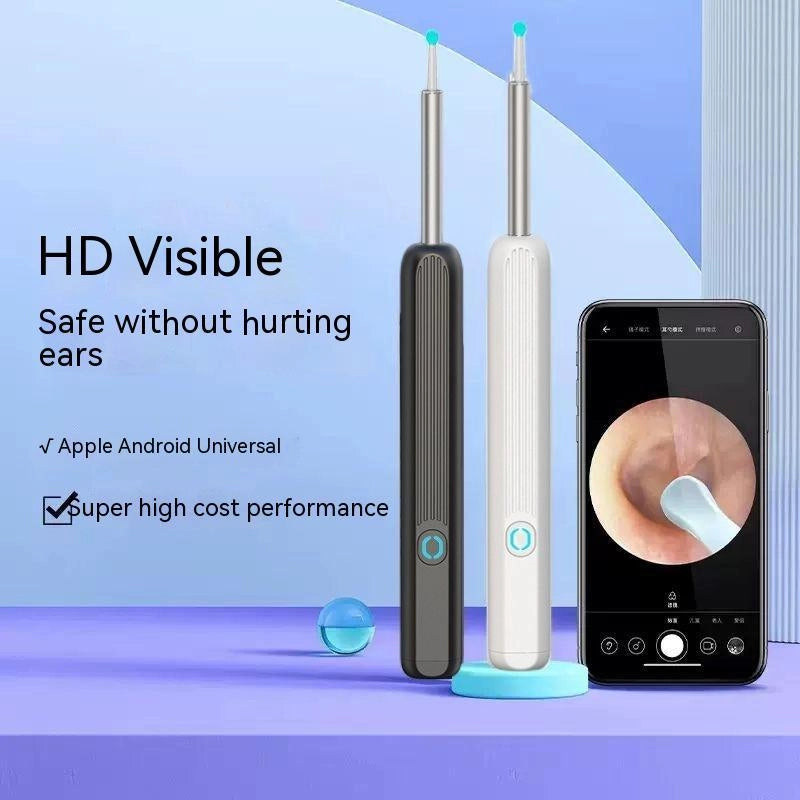 Wireless Smart HD Endoscope with Luminous Ear Pick