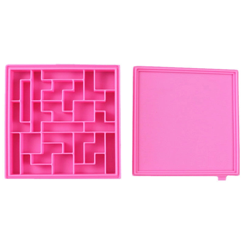 Labyrinth Silicone Ice Cube Tray for Bartending and Home Use