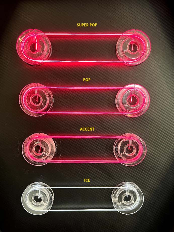 laser wire super pop pop and accent comparison