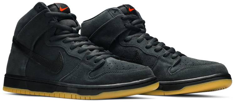 nike sb dunk high pro orange label dark smoke grey