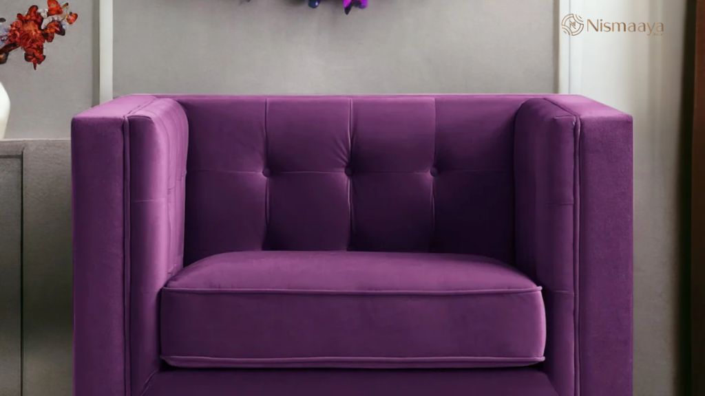1 Seater Fabric Sofa