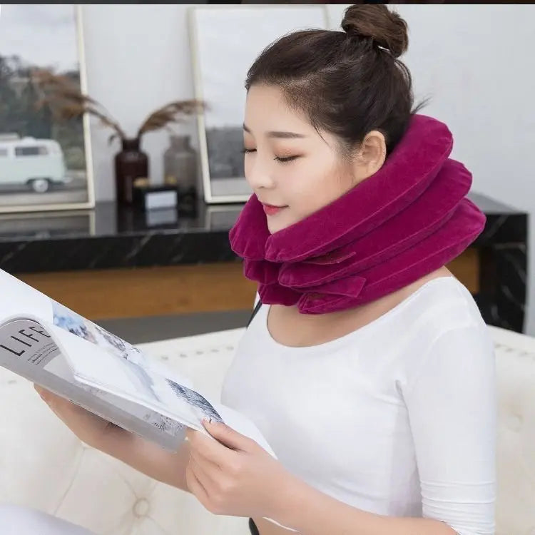AirLuxe Inflatable Neck Traction Device Pure Vitality