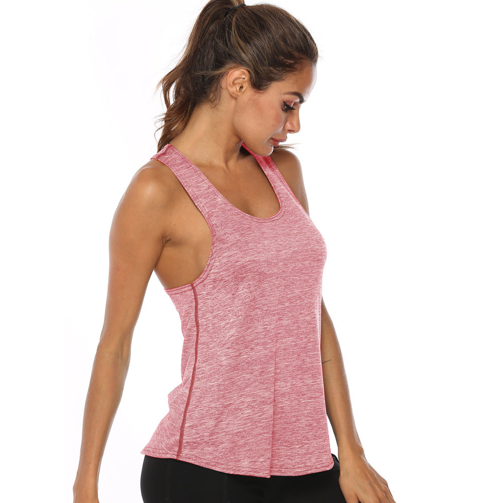 Gym Tops Women Quick Drying Loose Vest- Free Shipping