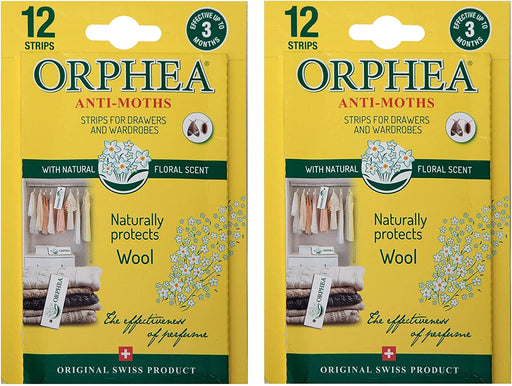 ORPHEA 2 pcs Hanging Moth Repellent For Clothes I Wardrobe I SWISS Made -  Buy Baby Care Products in India