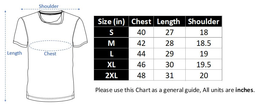 Sweatshirt Size Chart – urbanquirk