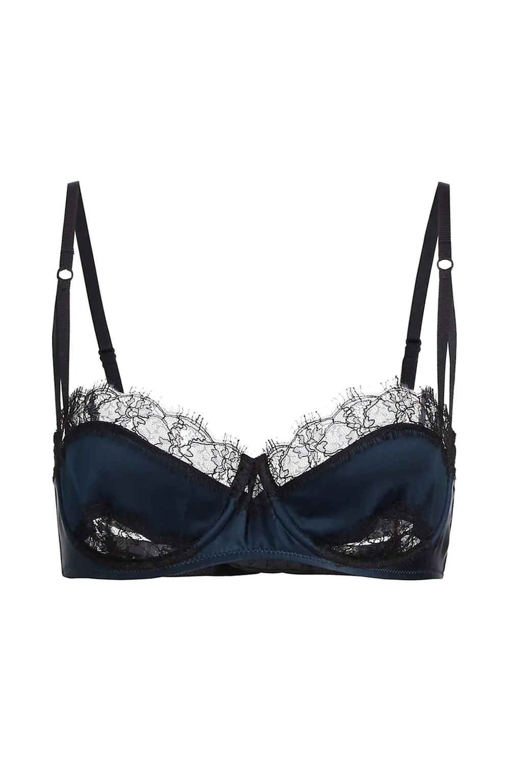 COCO DE MER Hera Leavers lace underwired balconette bra