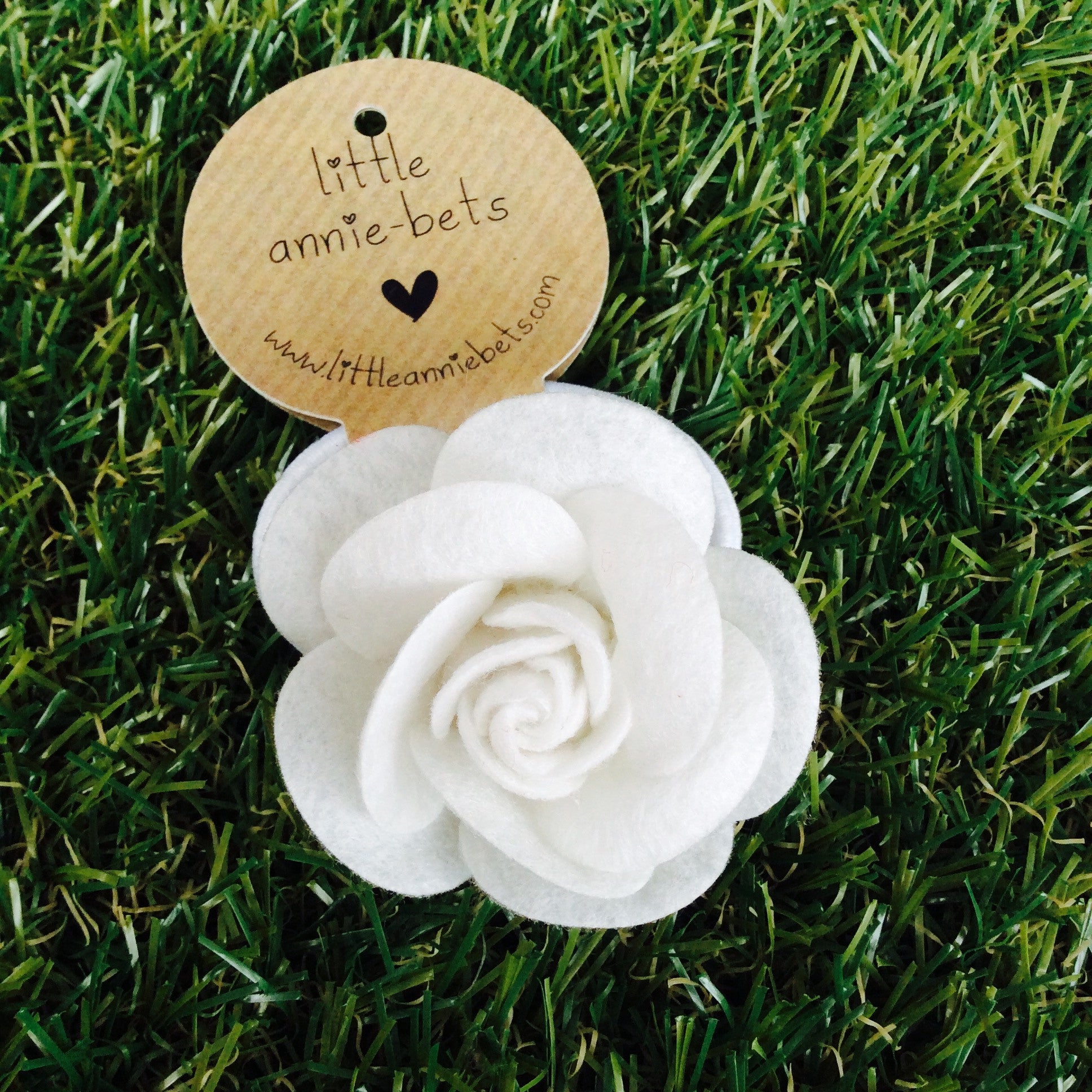 large white hair flower