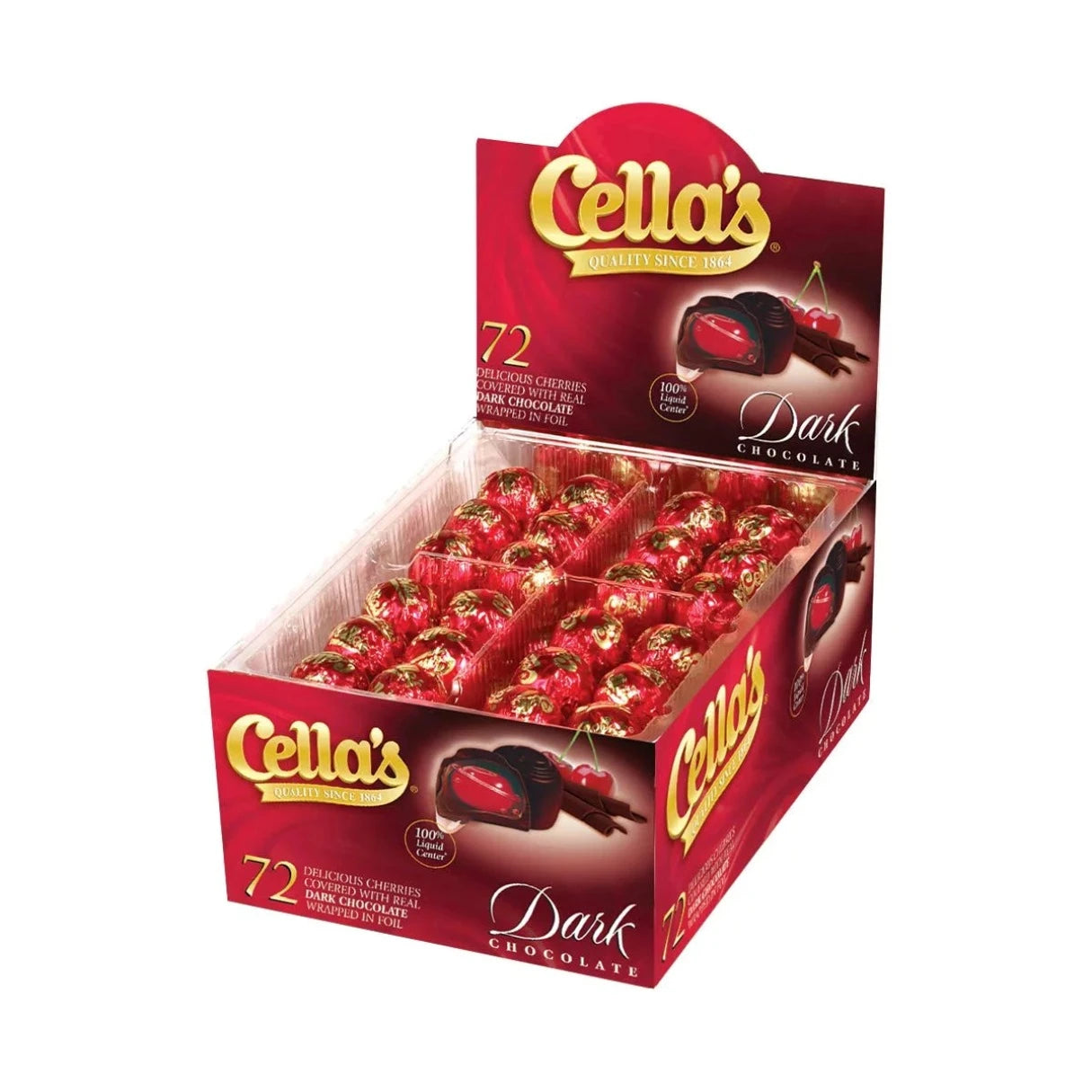 Cella's Dark Chocolate Covered Cherries 36oz - 72ct