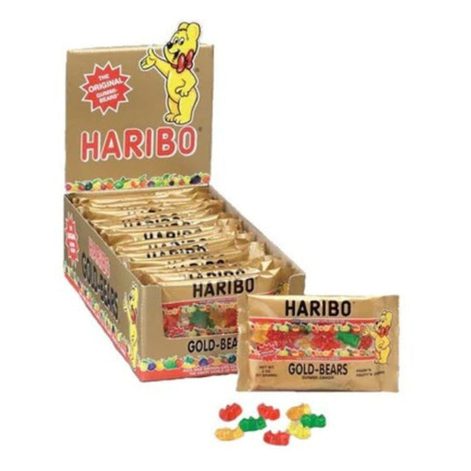 Haribo Roulette FIZZ SOUR gummy bears -5 rolls-Made in Germany FREE SHIPPING