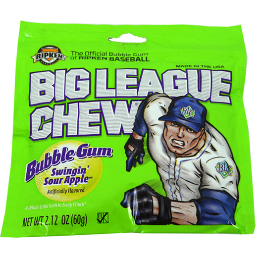 Big League Chew Blue Raspberry Bubblegum - The Smiley Barn