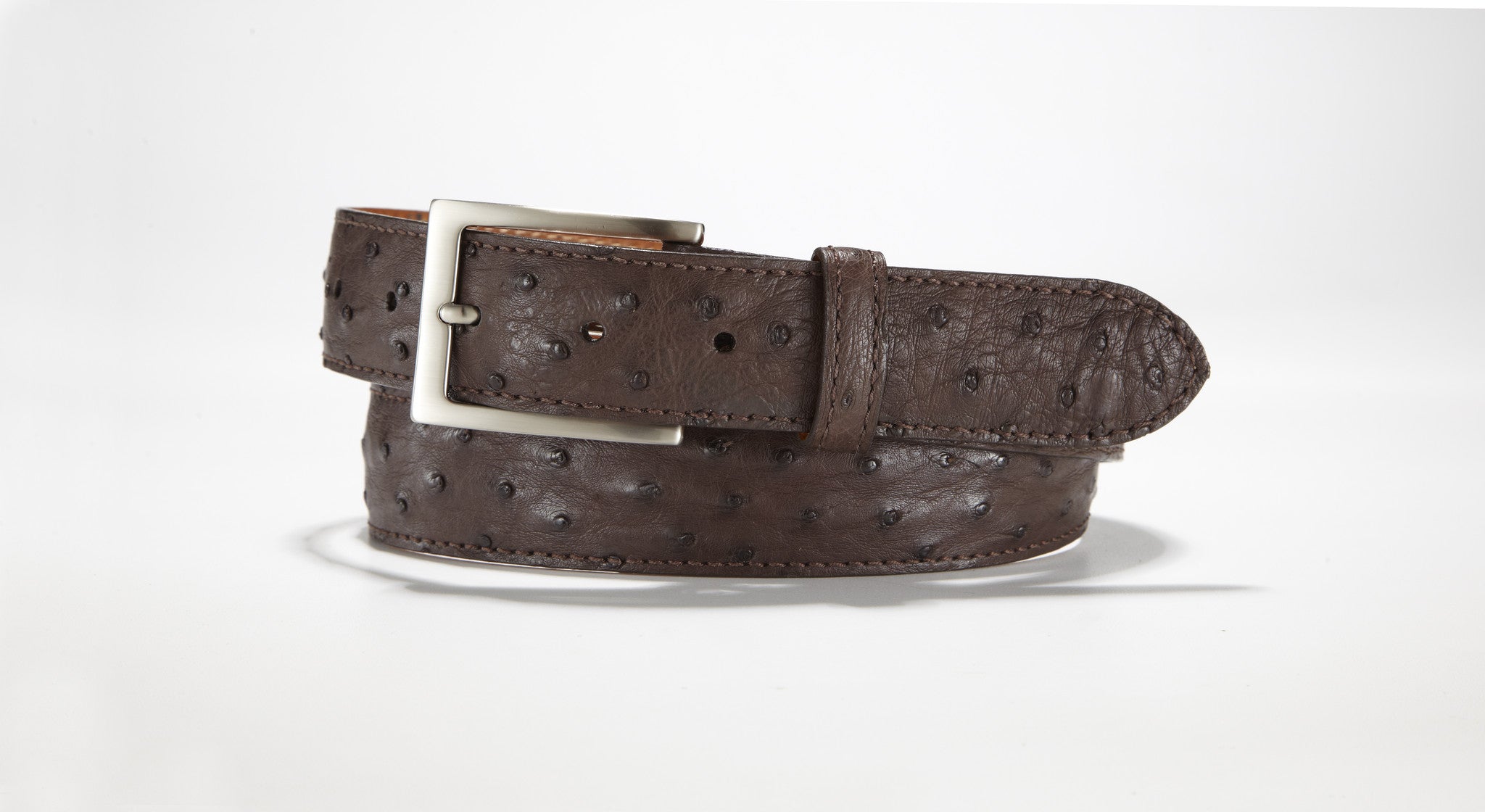 South African Ostrich Skin Belt