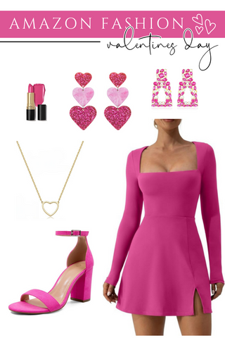 Pink Valentines Day Outfit