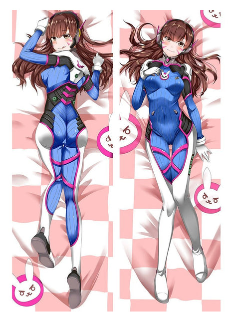 Tracer Overwatch Dakimakura Anime Body Pillow Case 66078 Female Glasses –