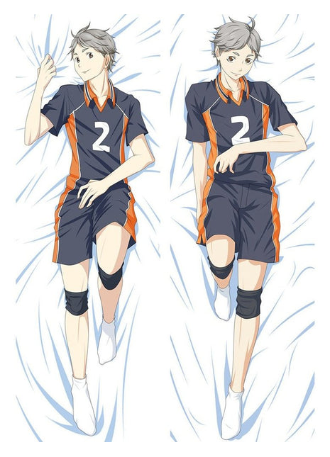 Sakamoto Dakimakura Anime Body Pillow Case 66082 Male Glasses