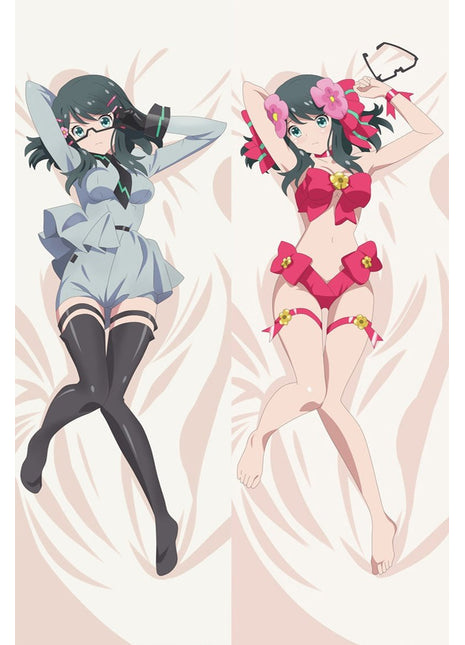 Mirai Kuriyama Kyoukai no Kanata Dakimakura Anime Body Pillow Case 612020  Female Glasses –