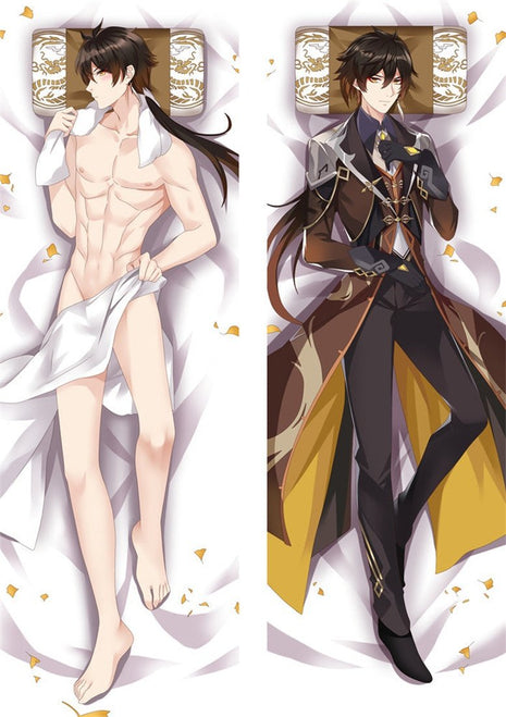 Zhongli Genshin Impact Dakimakura Anime Body Pillow Case 21439 Male –  Dakiheaven.eu