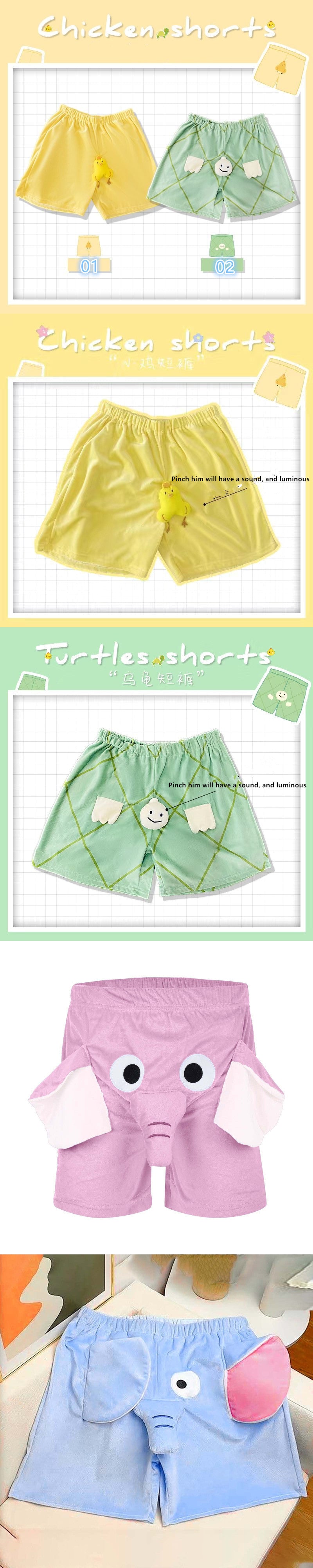 Elephant Trunk Pajama Shorts – charmingworlds