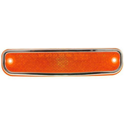 1975-1978 GMC C25 Suburban Front Side Marker Lamp RH=LH, w/Chrome Trim - Classic 2 Current Fabrication