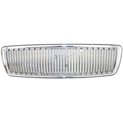 1998 Volvo S70 Grille Vertical Bar Insert, Chrome Shell/Silver Insert - Classic 2 Current Fabrication