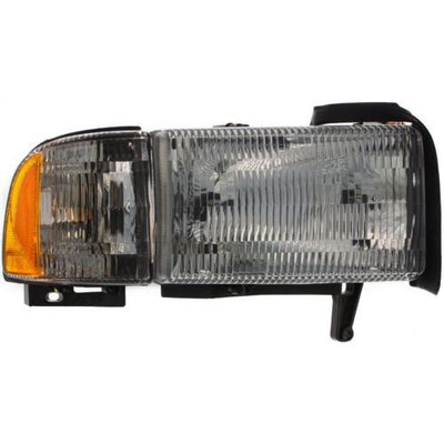 1994-2002 Dodge Pickup Head Light LH, Assembly, Halogen, w/Corner Light - Classic 2 Current Fabrication