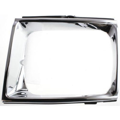 1989-1991 Toyota Pickup Headlight Door RH, 4wd, Chrome, Black - Classic 2 Current Fabrication