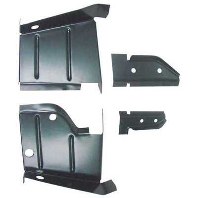 1968-1970 Plymouth Road Runner B-Body Rocker to Frame Lower Splash Shield Set - Classic 2 Current Fabrication